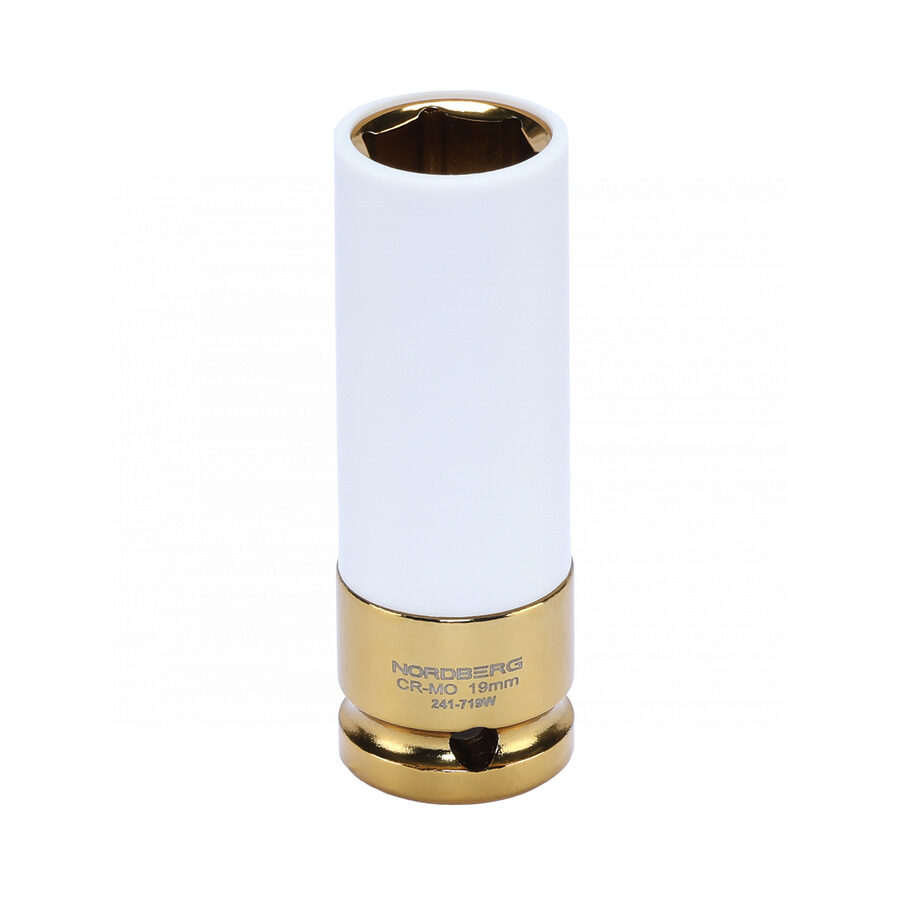 241-719W NORDBERG Головка торцевая ударная глубокая тонкостенная 1/2", 19 мм для колесных дисков