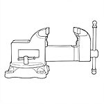 NTH125 NORDBERG Тиски слесарные усиленные 125 мм Nordberg